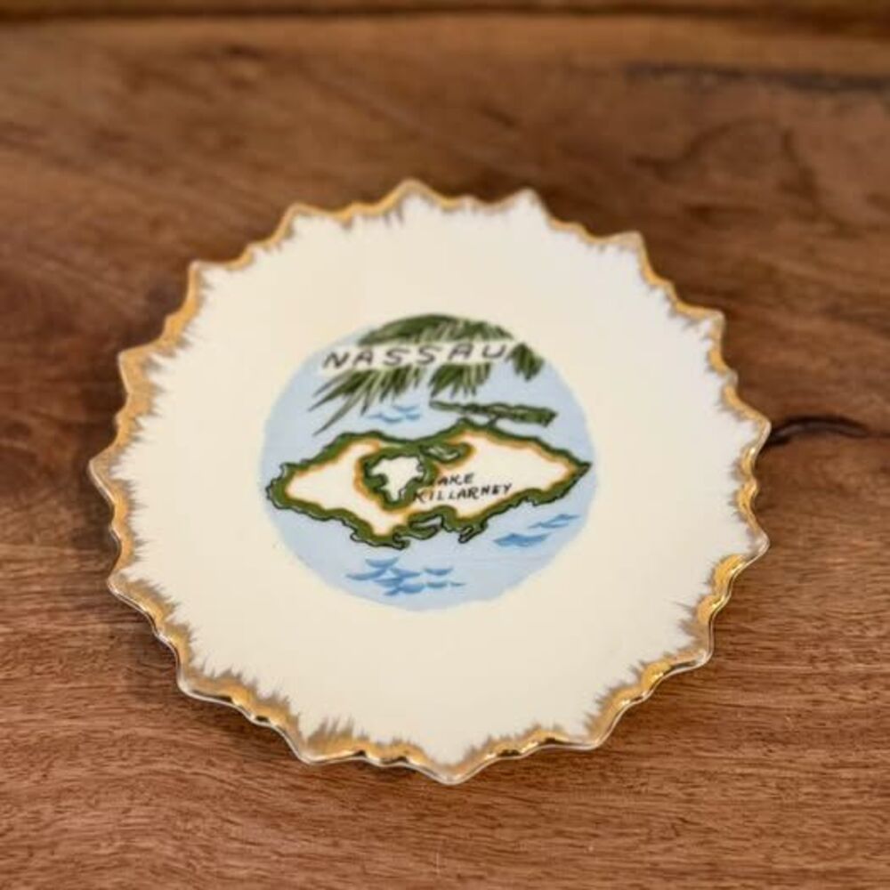 Vintage Nassau Bahamas Souvenir Plate